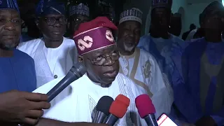 President-elect Tinubu visits Buhari in Daura