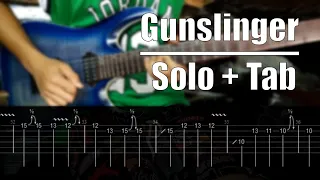 Avenged Sevenfold - Gunslinger - (Guitar Solo Cover) + Tab
