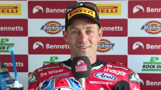 2019 Bennetts BSB Round 9, Oulton Park, post race one press conference