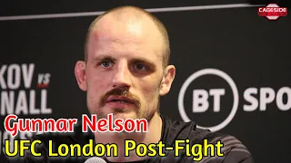 UFC London: Gunnar Nelson on comeback win, whether he's curious to fight without a crowd