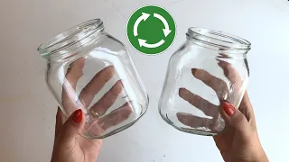 Look What I've Made With 2 Glass Jars