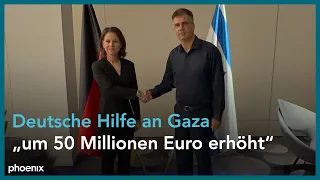 In Israel: Bundesaußenministerin Annalena Baerbock (B'90/Grüne) am 20.10.23