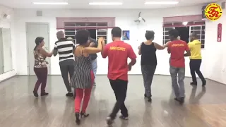 PASSOS DE BOLERO CHAPÉU COM ESSE ,MEIA LUA , GIRO DE COSTAS E CHAPÉU COM TROCA DE MÃO ALUNOS !!!