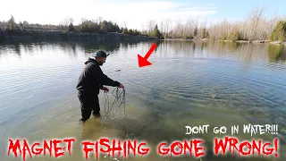 MAGNET FISHING IN THE HAUNTED QUARRY GONE WRONG!