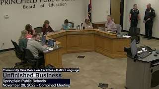 November 29, 2022 - Special/Combined Board of Education Meeting Part 2