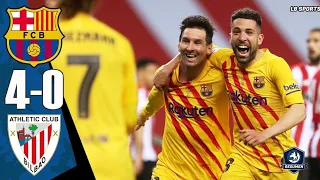 Athletic Bilbao vs fc Barcelona 4-0 | Copa del Rey Final 2021 | Match Highlights