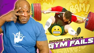 Ronnie Coleman REACTS Greatest GYM FAILS!!!