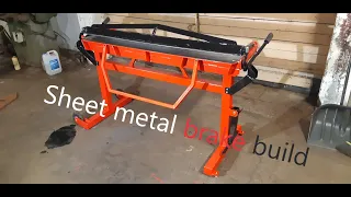 Sheet metal brake build.