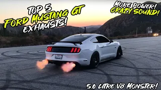 Top 5 Ford Mustang GT 5.0 Exhausts 2022!