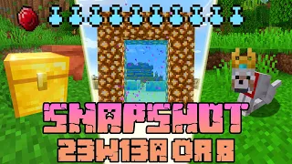 Minecraft: [Snapshot 23w13a or b] Portal Do NIEBA! PRAGNIENIE! KOLOROWE ŚWIATŁO!