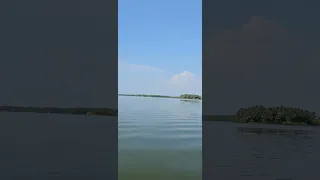 beautiful boat ride at Kavvayi island beach #backwatersofkerala #payyannur #kannur