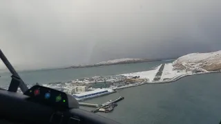 Landing on Dutch Harbor, Alaska!