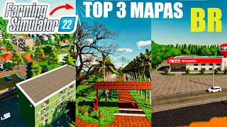 TOP 3 MAPAS BR PARA (Farming simulator 22)