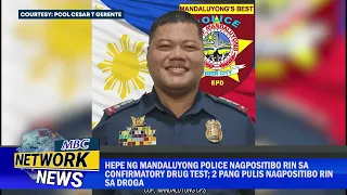 Hepe ng Mandaluyong Police nagpositibo rin sa confirmatory drug test