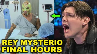 Rey Mysterio Final Hours in Hospital After Injury as Dominik Mysterio & Rhea Ripley Are Shocked