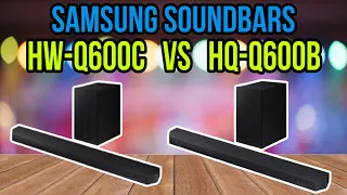 SAMSUNG HW-Q600C vs HW-600B SOUNDBAR | Full Comparison *New 2023* 🔥🔥🔥