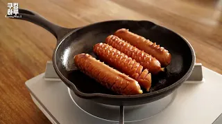 Potatoes instead of Flour! Crispy and soft! Potato Hot Dogs! everyone likes it 360p