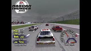 NASCAR Thunder 2002 - PS1 Gameplay