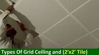 What Is Drop Grid Ceiling (Ceiling Tile Installation)
