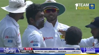 Dilruwan Perera captures 7 wickets during the 2nd Test vs England