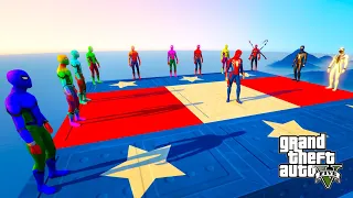 GTA 5 Ragdolls | Spider-Man & Super Heroes Compilation | Fun Ep.77