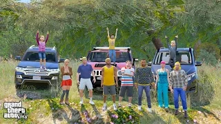 GTA 5 REAL LIFE MOD #266 FAMILY OFF ROAD TRIP TO THE JUNGLE!