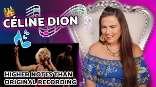 Vocal Coach Reacts to Céline Dion - Times She Made HIGHER notes than Original!