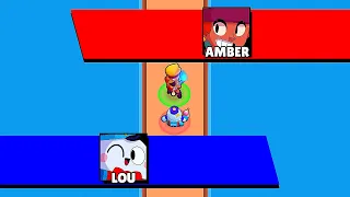 LOU vs AMBER I 1vs1 I 15 Test I Brawl Stars