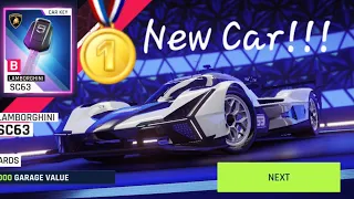 Unlocking Lamborghini SC63 | Claiming Grand Prix Rewards | #asphalt9 #lambo #grandprix #yt #fyp #wow