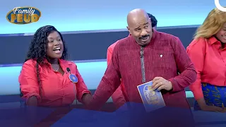 Why would you BUY FLOWERS FOR THAT!? | Family Feud Ghana