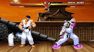 ICE RYU vs OROCHI AKUMA - The Most Insane fight of the Century