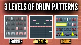 3 Levels Of Drum Patterns: How To Make PRO Drum Patterns