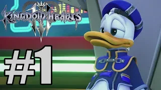 Kingdom Hearts 3 (English) Gameplay Walkthrough Part 1 - Intro ( No Commentary)
