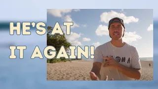 Who doesn't love a surprise FREE BURGER at Ehukai Beach Park