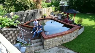 Modern Koi Blog #2451 - Richie`s 32.000 Liter Teichanlage