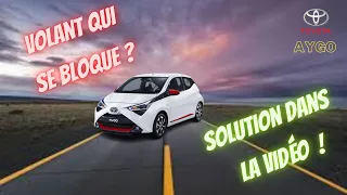 Colonne de direction Aygo, Volant bloqué, voyant allumé | toyota Aygo [ stearing wheel ]