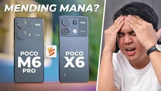 BEDANYA SEJUTA!!.. JADI MENDING.. | POCO M6 Pro VS POCO X6