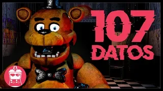 107 Datos que DEBES saber de Five Nights At Freddy's | AtomiK.O. #108