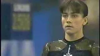 Oksana Chusovitina - 2002 Worlds Finals - Vault 1