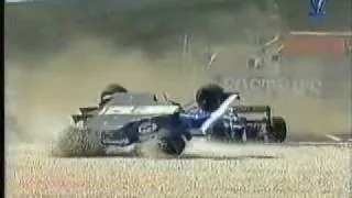 Estoril 1994 - Hill Crashes in Free Practice