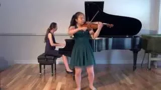 Bach Violin Concerto in E Major, BWV 1042, movement 1- Sarah Ma, age 12