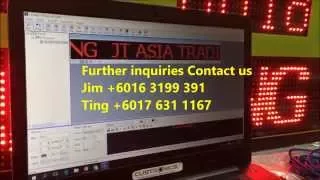 How to program the text into the LED Display message board using PowerLED | LED Display Malaysia