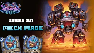 I finally survive a Hunter Matchup |Mech Mage |Hearthstone Voyage to the Sunken City