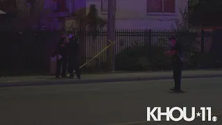 Raw video: Man killed in hit-and-run near bus stop on Houston's northside