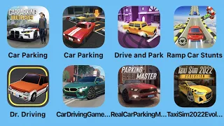 Car Parking Multiplayer,Car Parking, Drive and Park,Ramp Car Stunts and More Car Games iPad Gameplay