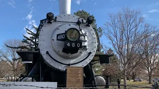 Locomotive #480 and what looks like a Vanderbilt Tender clip 2