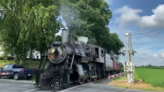 An Evening of railfanning the Strasburg Railroad w/ CN 89 and N&W 475