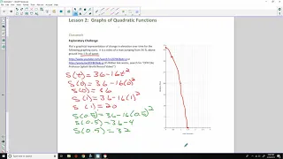 Algebra 1 Module 1 Lesson 2 Video