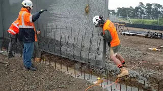 how to install precast wall panel