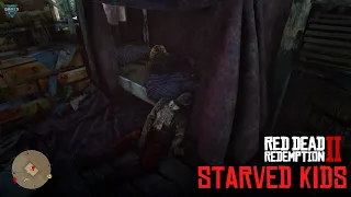 Red Dead Redemption 2 Easter Egg - Starved Kids in Clawson's Rest Cabin